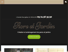 Tablet Screenshot of floretjardin.com